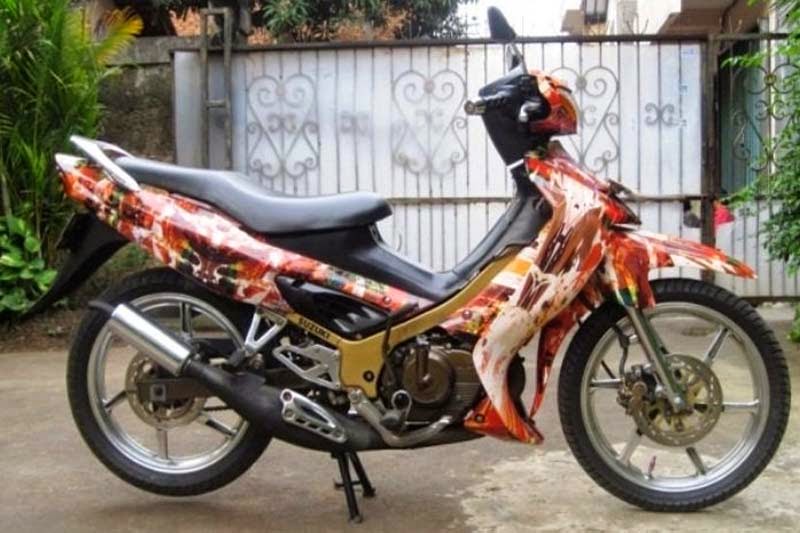 Modifikasi Motor  Suzuki Satria  2  Tak  Keren Terbaru Otomotiva