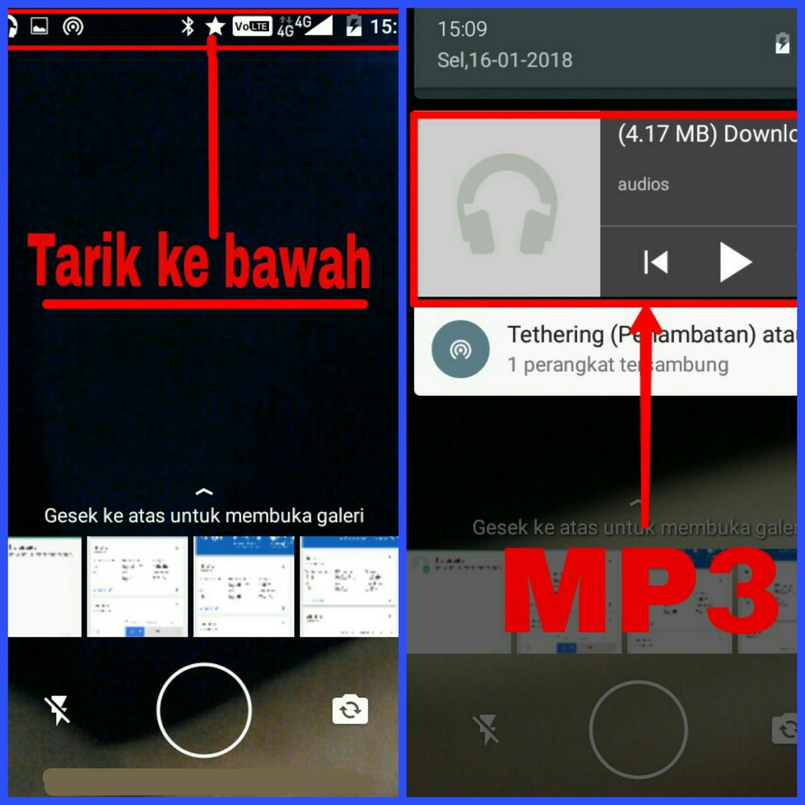Cara Membuat Status  Lagu  Musik MP3 di WhatsApp Dengan  