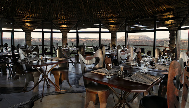 Eagle's Nest Restaurant at Vingerklip Lodge Namibia