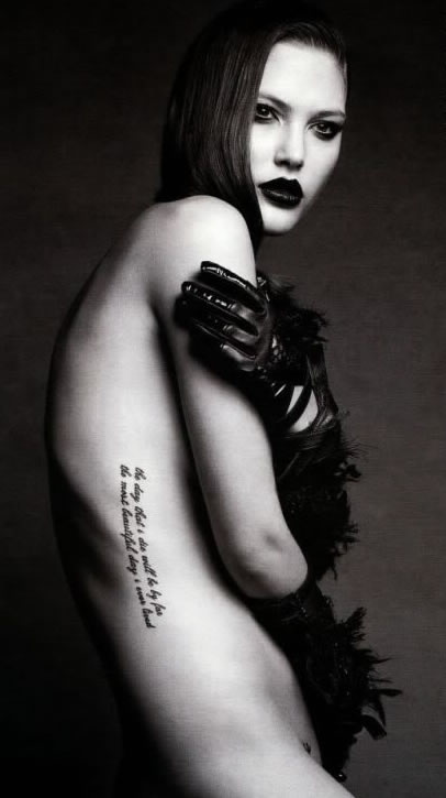 I love Freja Beha's tattoos