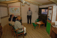 The live Osprey nest viewing room at David Marshall Lodge