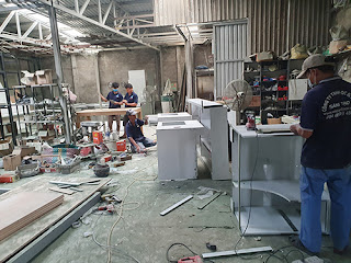 Một góc xưởng sản xuất nội thất tại Sangtaodecor