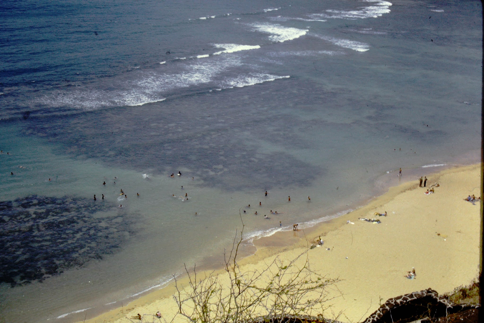 Bathing Beach - Oahu - 1961