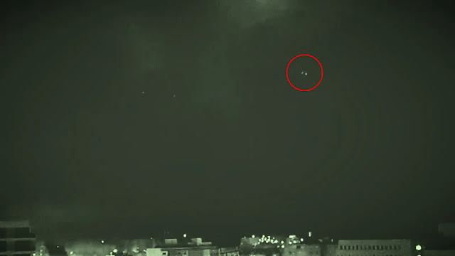 Probable UFO hoax over Alicante In Spain September 14th, 2019 during thunderstorm.