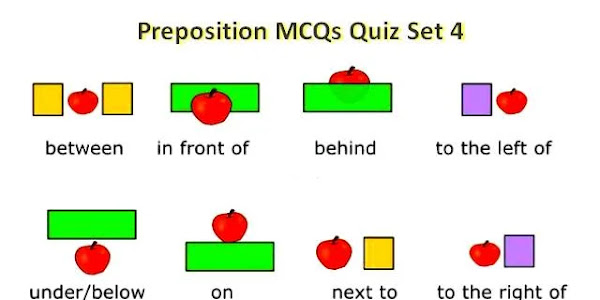 English Preposition MCQs With Answers Set 4
