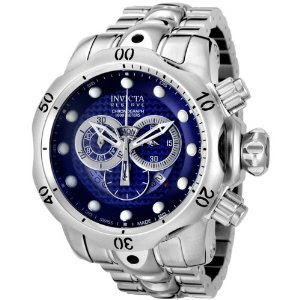 Invicta Reserve Venom Collection Chronograph Blue Dial Stainless Steel Men's 6717 Watch