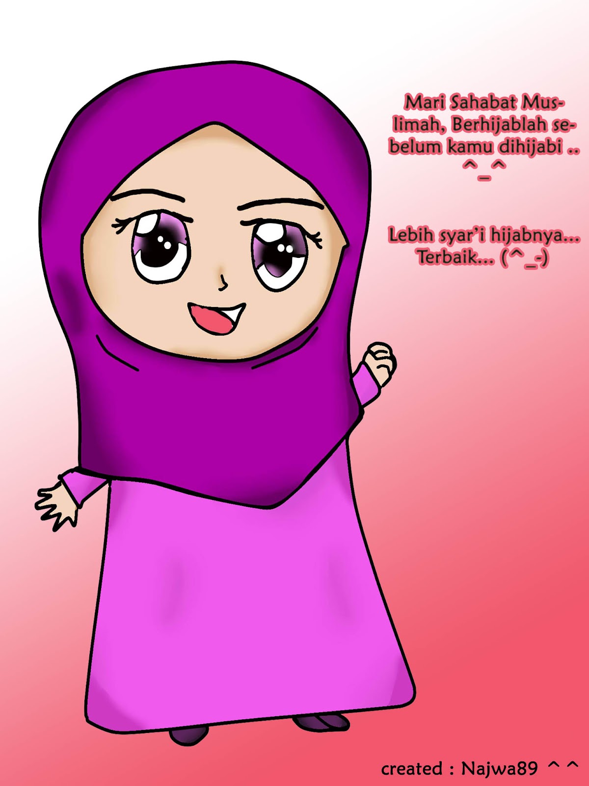 Gambar Kartun Muslimah Marah Top Gambar