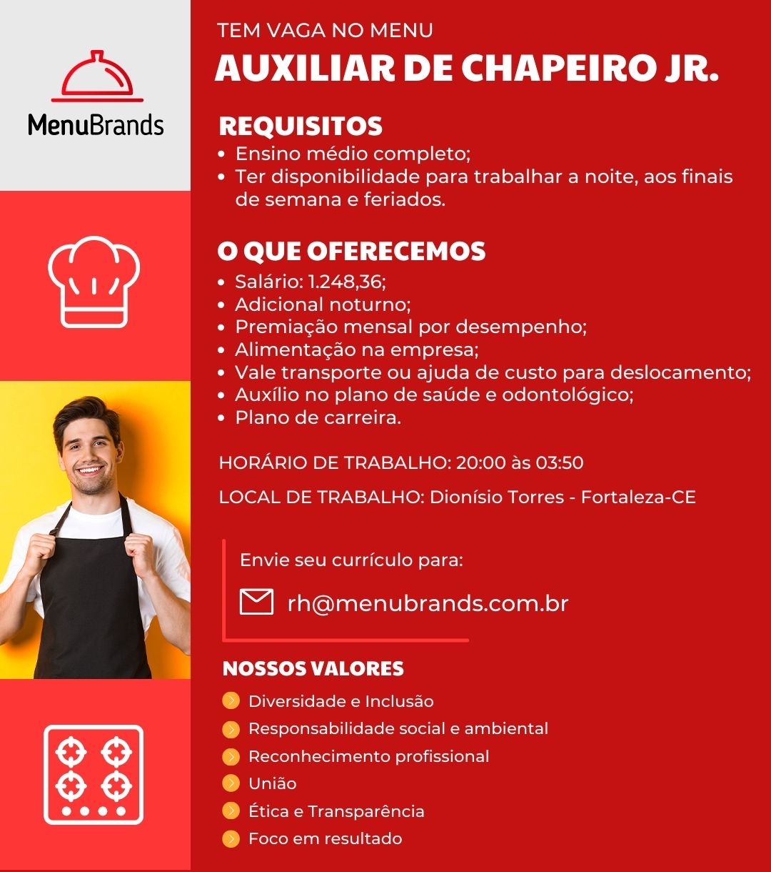 Auxiliar de Chapeiro Jr.