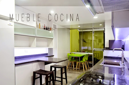 MUEBLE COCINA EN MELAMINE Y POLIURETANO