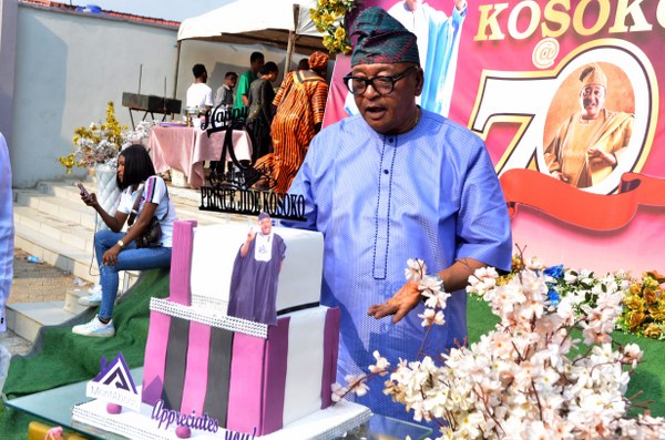 At Prince Jide Kosoko's 70th Birthday In LAGOS