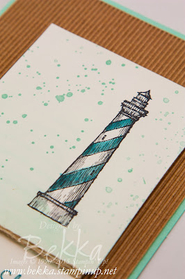 From Land to Sea Lighthouse Congratulations Card