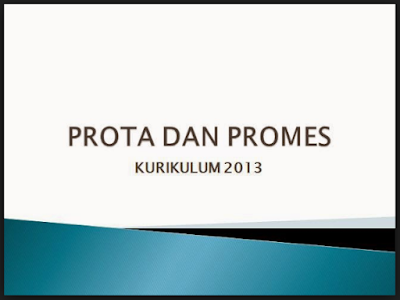 Prota dan Promes Kurikulum 2013 Kelas 3 SD/MI Revisi 2017