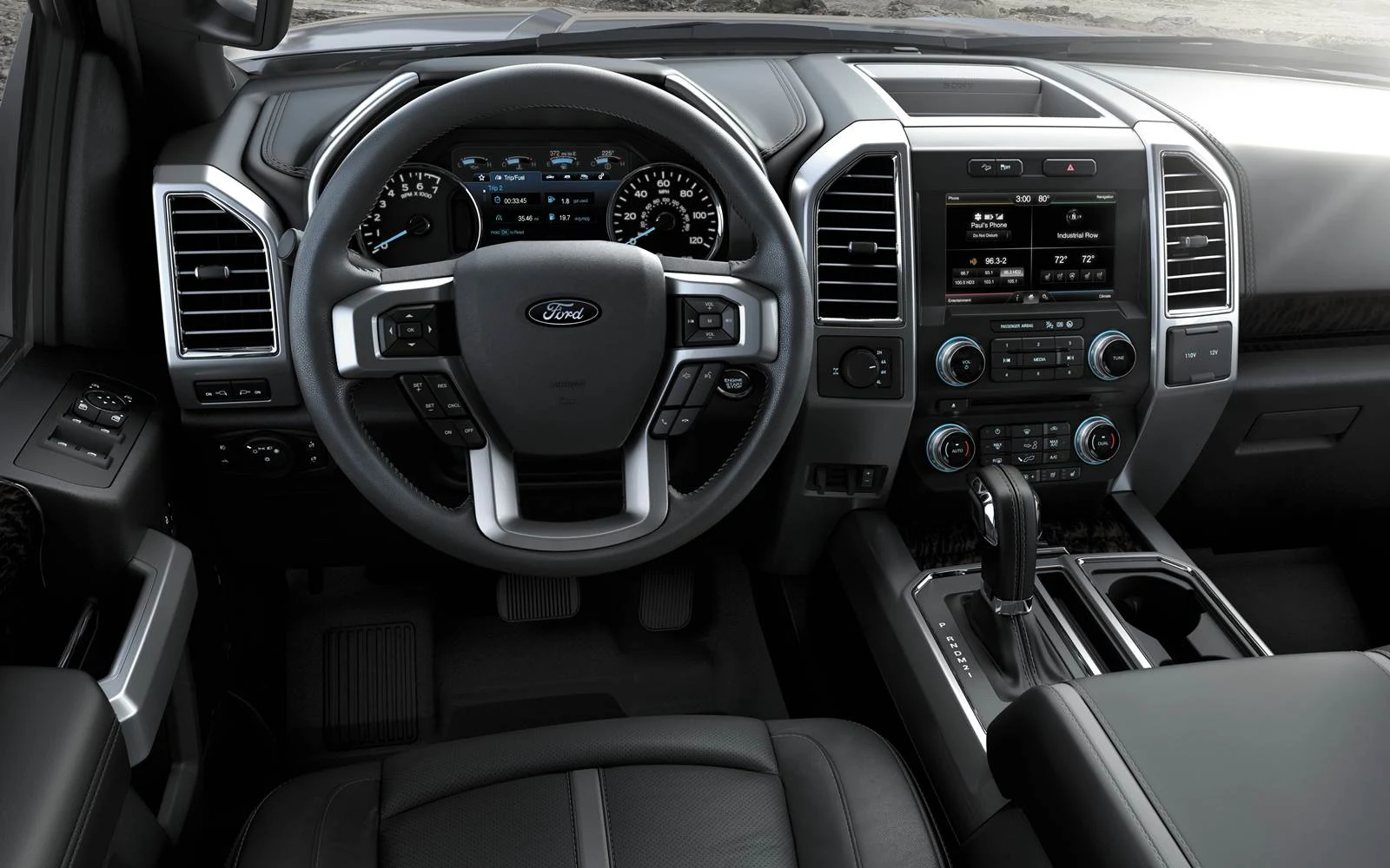 all new Ford F-150 - dashboard