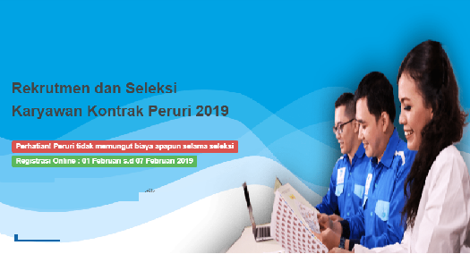  Rekrutmen Karyawan Kontrak Peruri 2019