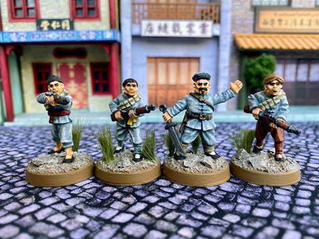 28mm Copplestone Bandits as Chinese Guerrillas for Bolt Action