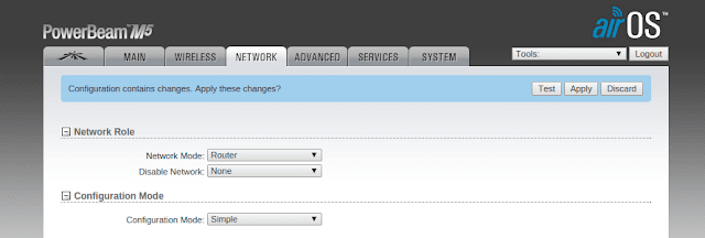 Cara Setting Radio Ubiquity Sebagai Mode Router