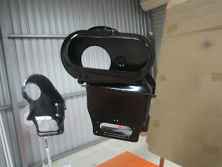 Painted heater parts - Volvo 122S