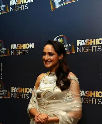 Pragya Jaiswal Saree Stills at Blenders Pride Fashion Nights