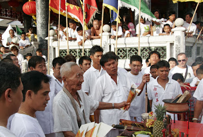  in that location lead maintain been a couplet of the street processions inward Phuket Town already Bangkok Thailand Map; Some Photos from Kathu Shrine - Vegetarian Festival