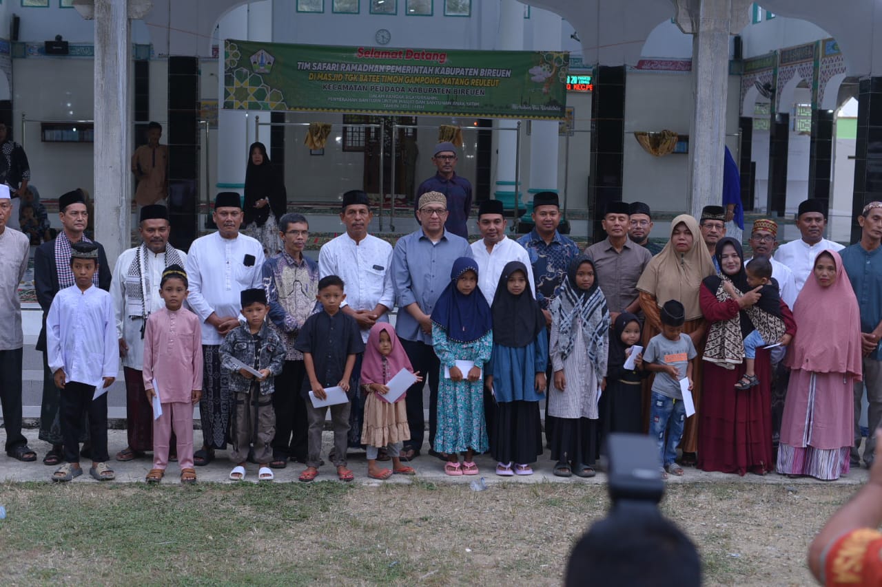 Puasa ke 12 Pemkab Safari Ramadhan di Masjid Batee Timoh di Kecamatan Peudada