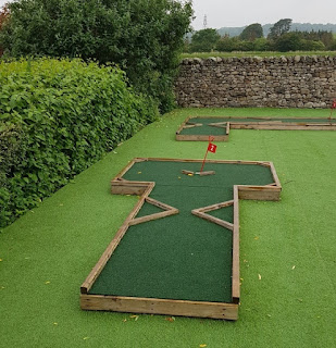 Farmyard Adventure Mini Golf at Greenlands Farm Village in Tewitfield, Carnforth