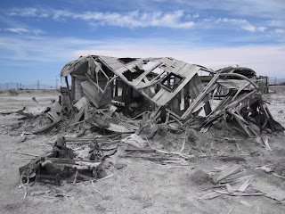 Bombay Beach - Ruined Trailer Home