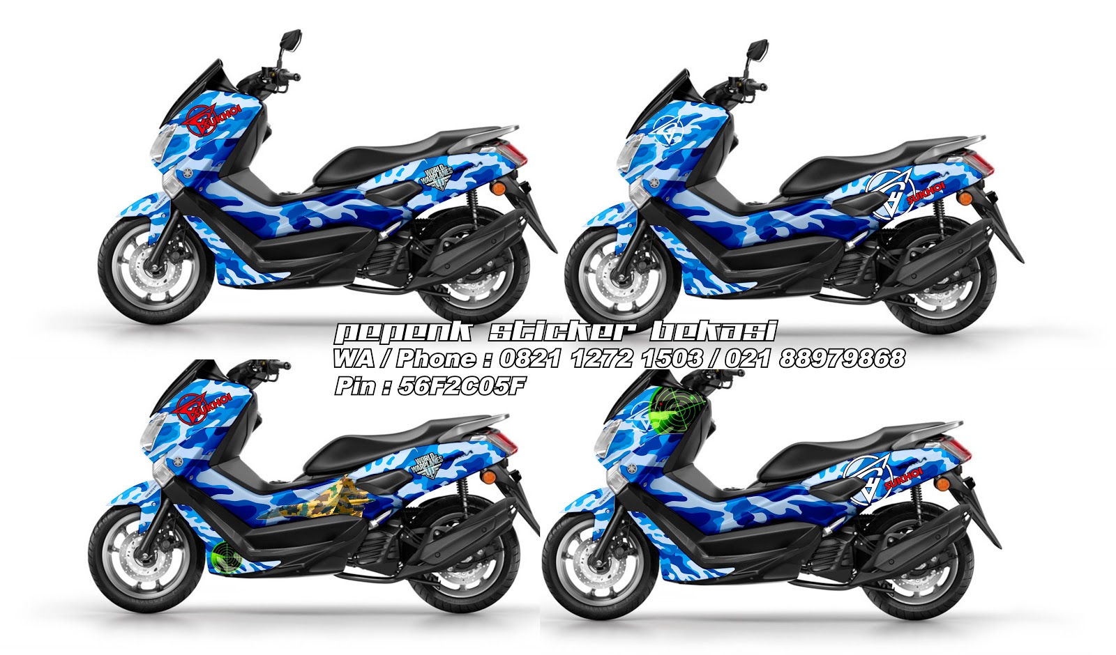 80 Modifikasi Stiker Motor Yamaha Nmax Modifikasimania