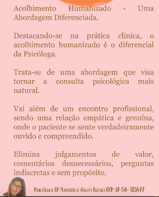 Acolhimento Humanizado: a importância de olhar para a essência, psicologa sp