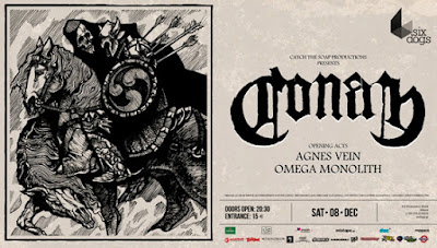 Conan, Agnes Vein, Omega Monolith live in Athens, Greece @ Six D.O.G.S., 08.12.2012 videos