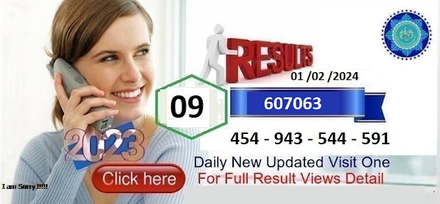 Thai Lottery Result Live Today 01/02/2024