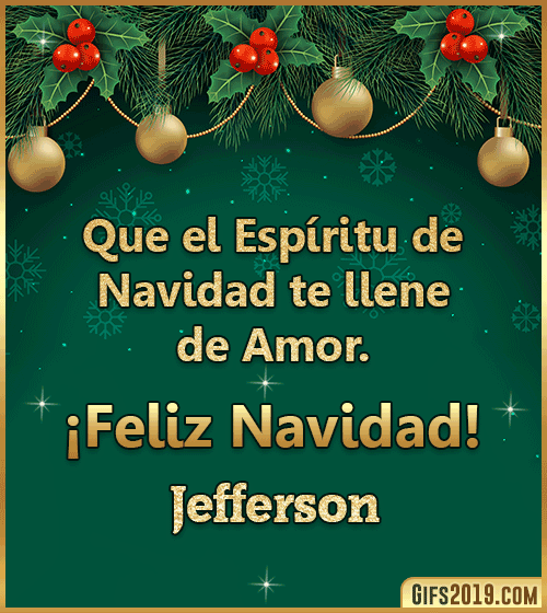 Gif de navidad con nombre jefferson Gif de navidad con nombre jefferson