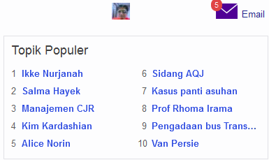 Berita Ikke Nurjanah jadi topik populer di Beranda Yahoo