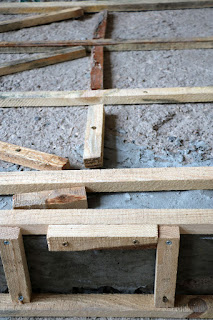 A detail of the joists