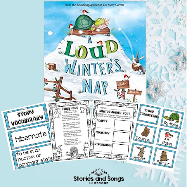 Mentor texts like A Loud Winters Nap help integrate science vocabulary and classification skills into literacy lessons.