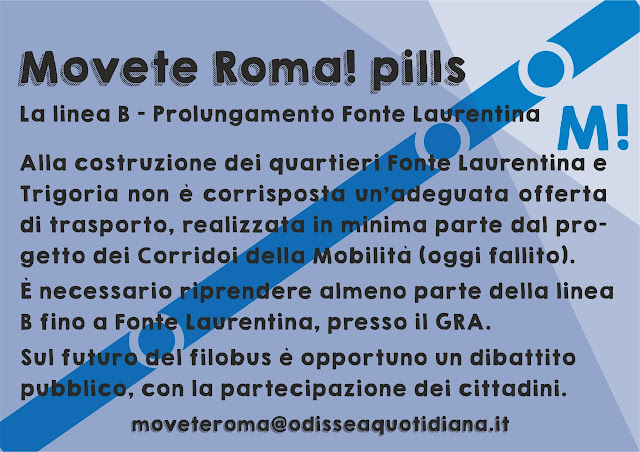 Movète Roma Pillola, numero 6, la Linea B - Prolungamento fino a Fonte Laurentina