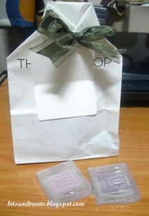 the face shop gift bag and eye shadows, by bitsandtreats the face shop gift bag and eye shadows, by bitsandtreats