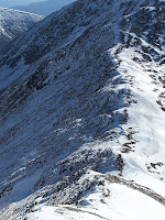 The saddle between Colorado 14ers Mount Democrat and Mount Cameron