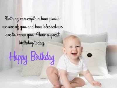 Little Boy 1st Birthday Wishes for Baby Boy