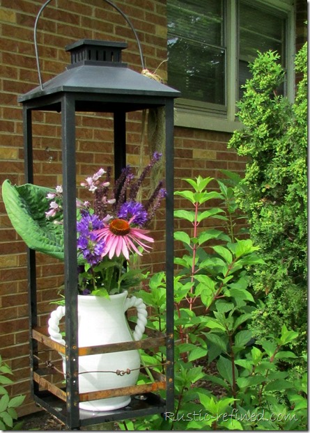 Trash to Treasure. Using trash or broken items and turning them into Garden Art or Yard Art.