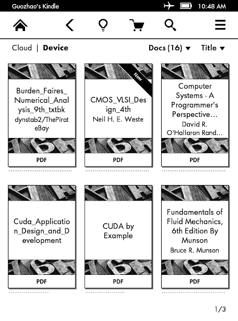 Kindle Paperwhite Home