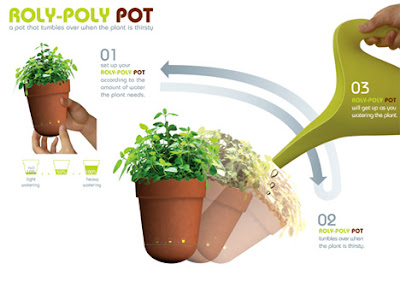 Flowerpot Roly-Poly Pot - Plants language understanding