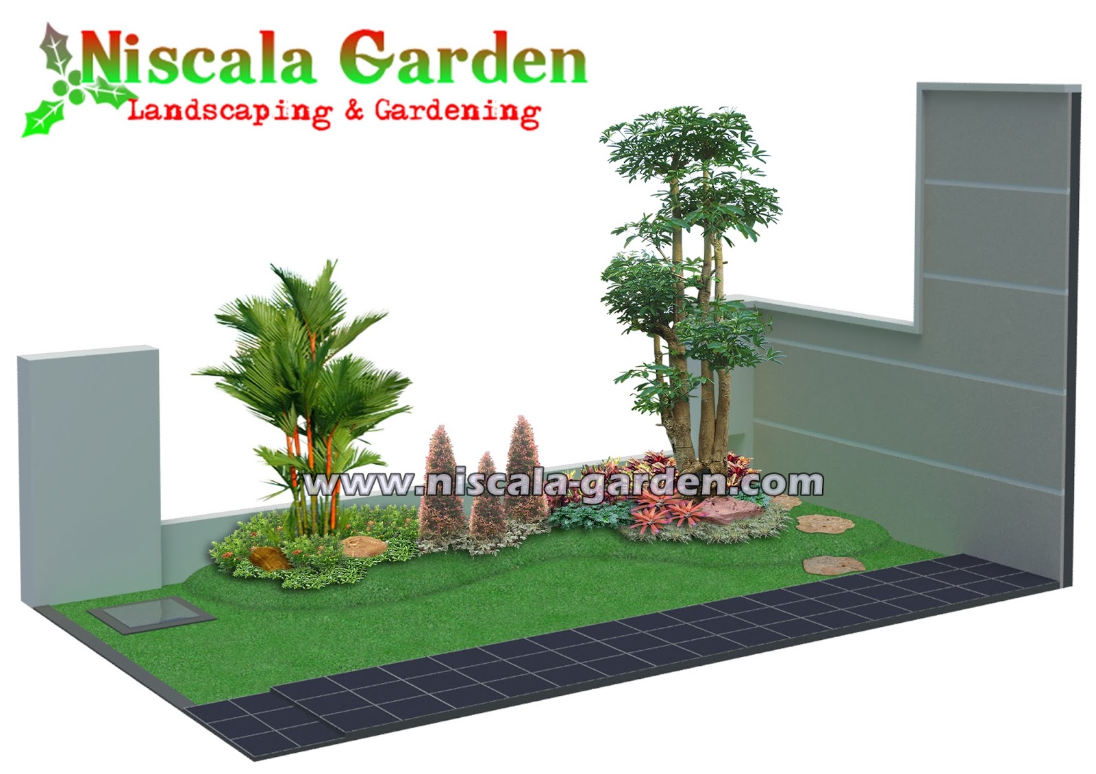 18 Desain Taman Mininalis NISCALA GARDEN Tukang Taman Surabaya