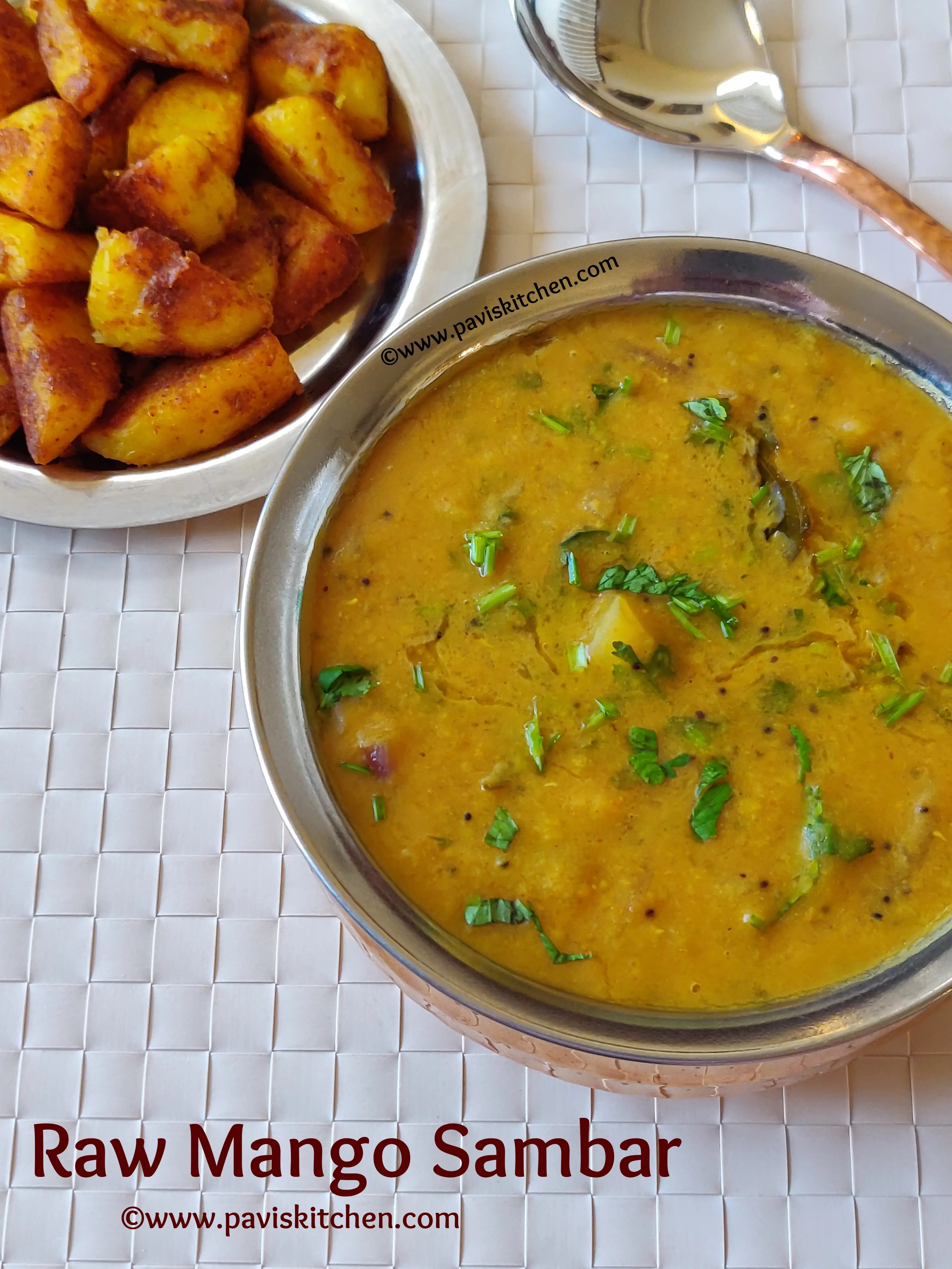 Mango sambar recipe | Raw mango sambar | South Indian mangai sambar