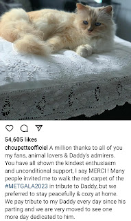 Karl Lagerfeld cat Choupette