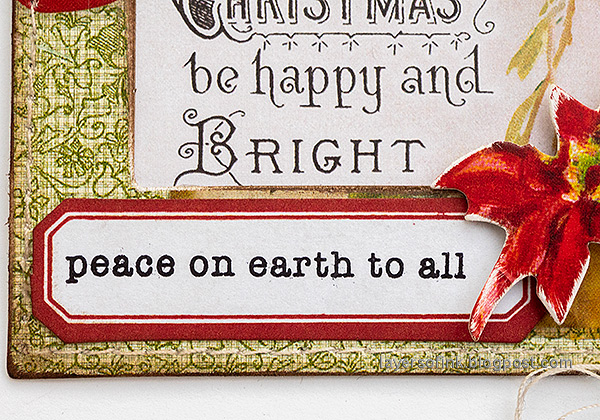 Layers of ink - Vintage Christmas Gift Tags Tutorial by Anna-Karin Evaldsson.