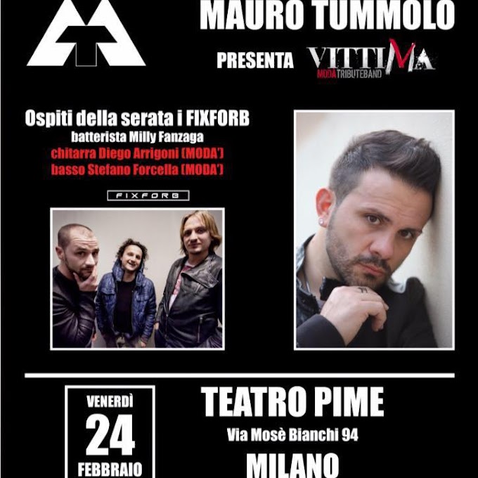Mauro Tummolo il 24 febbraio in concerto al Teatro Pime di Milano