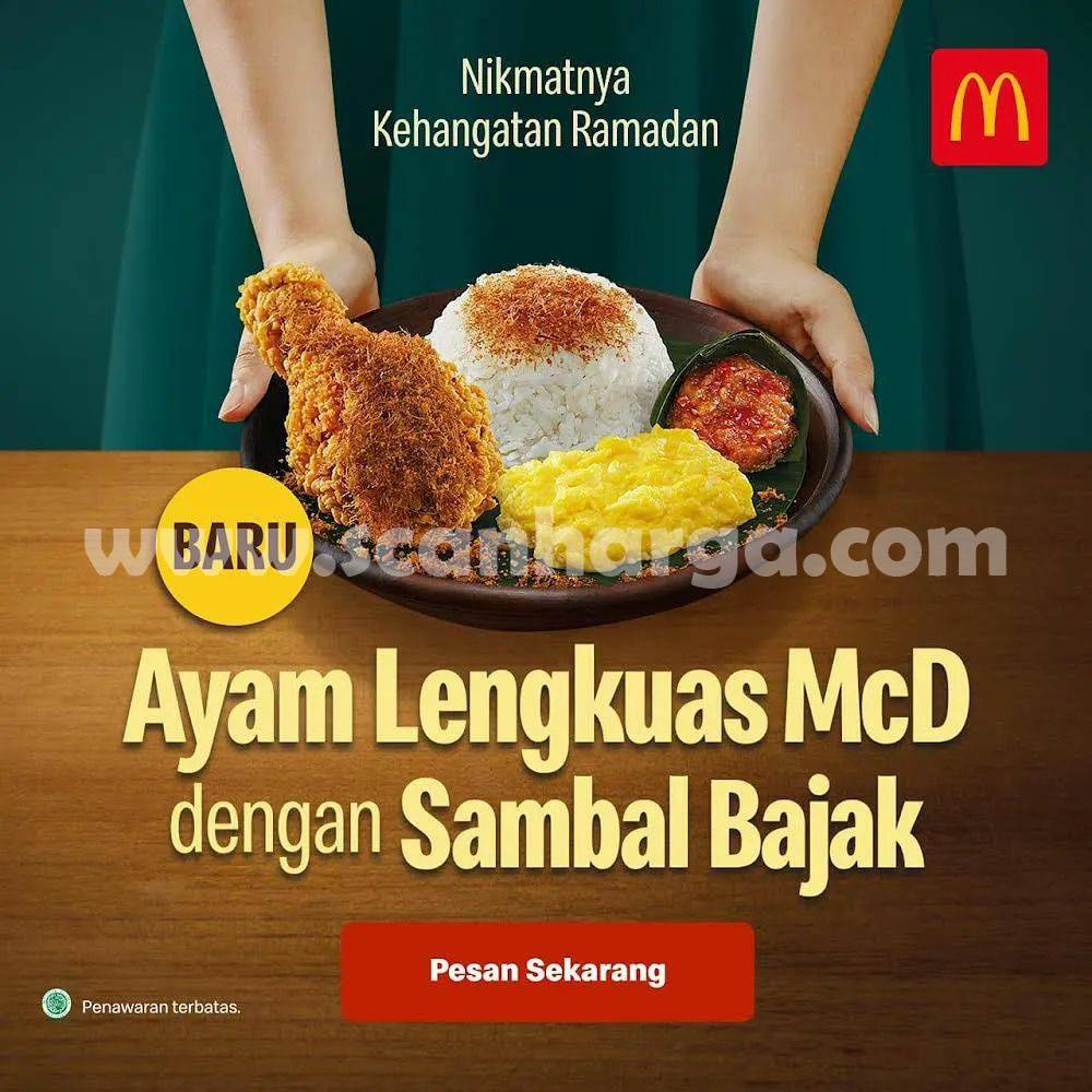 BARU! McDonalds Ayam Lengkuas Sambal Bajak dari McD