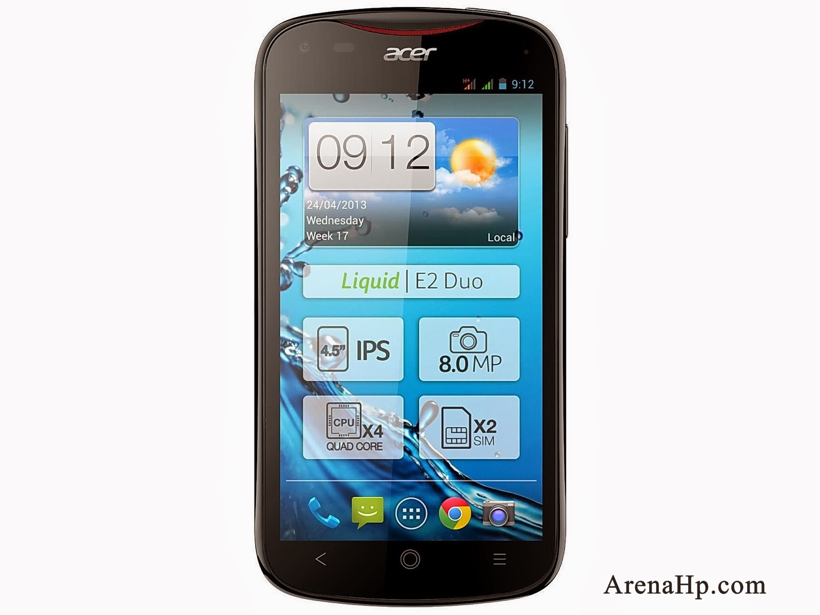 Harga dan Spesifikasi Acer Liquid E2 Duo