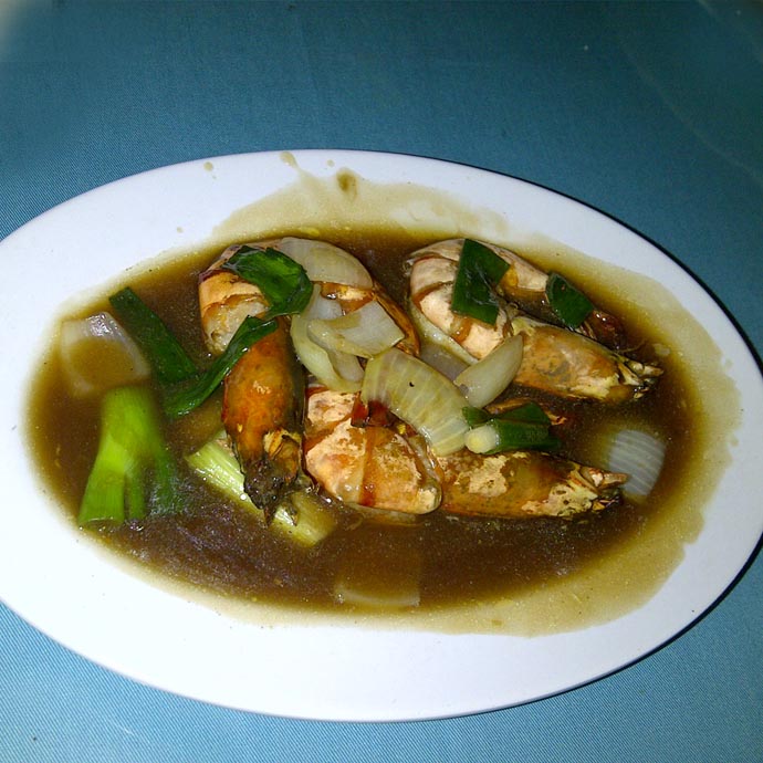  Cara  memasak  Udang Bago Saos Tiram yang  enak  dan  lezat  