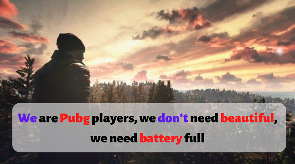 Best Pubg Status, Quotes, Captions and attitude in English